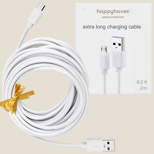 Extra Long Happyhaves Charging Cable for Calming Cloud Diffuser