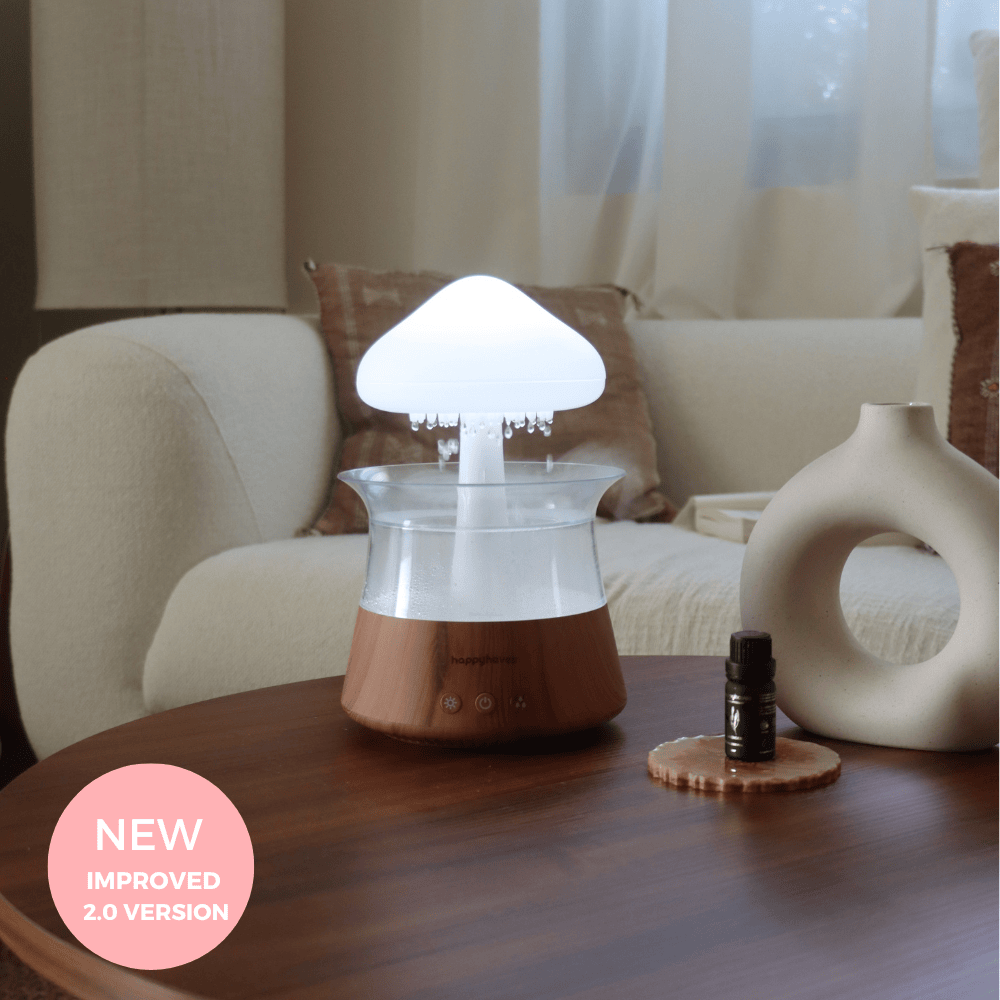 Happyhaves Calming diffuser W/ FREE Mindfulness Course, Oil Guide, and Moon Calendar