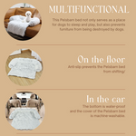 Fluffy Calming dog bed (2-in-1)
