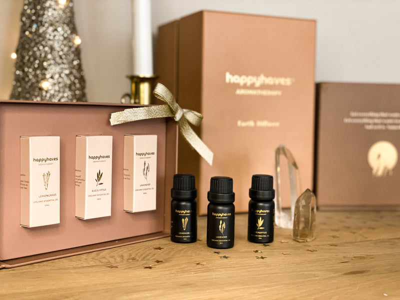 Happyhaves Full Moon + 3 Pack Essential Oil (Gift Box)