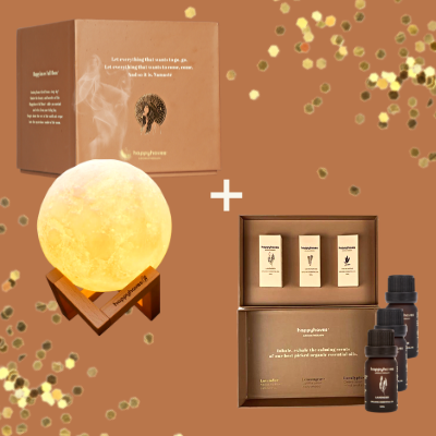 Happyhaves Full Moon + 3 Pack Essential Oil (Gift Box)